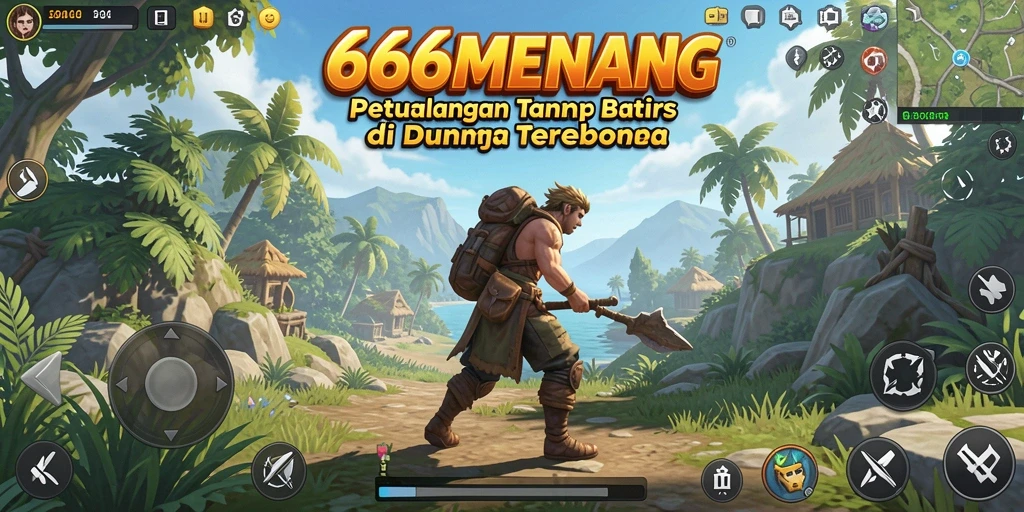 Screenshot dari gameplay Open World 666MENANG yang penuh petualangan.