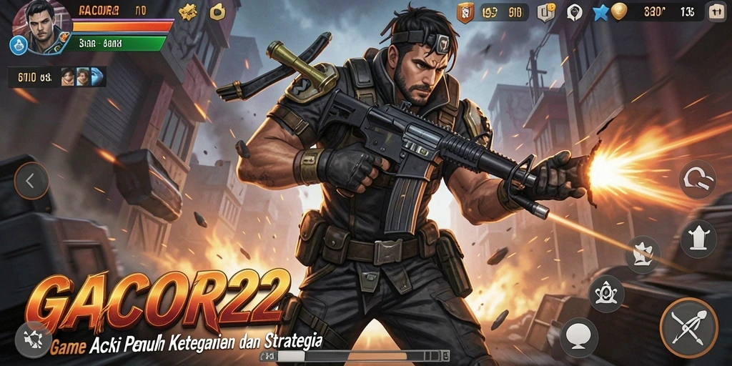 Tampilan menyenangkan dari gameplay GACOR22 yang seru dan menantang.