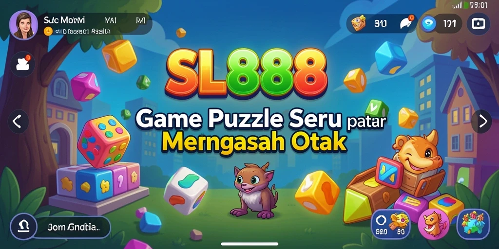 Tampilan gameplay SL888 yang seru dan menantang teka-teki.