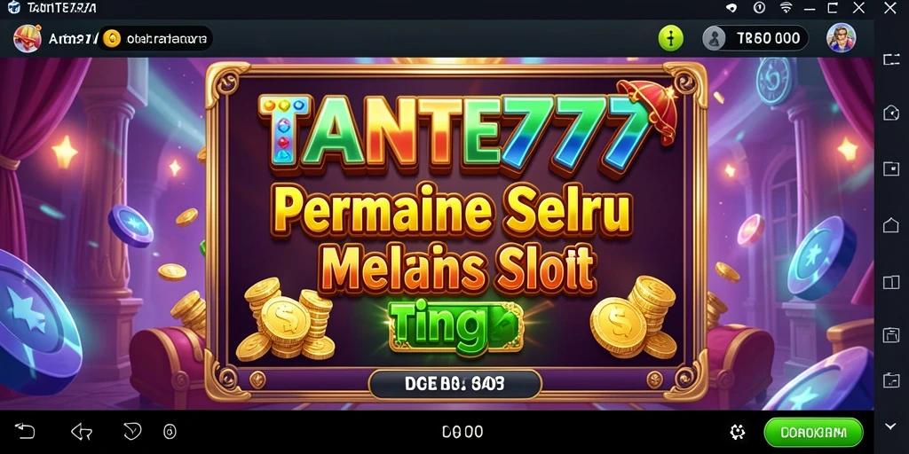 Tangkapan layar dari gameplay TANTE777 yang seru dan menarik.